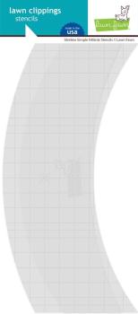 Lawn Fawn Stencil - Schablone - Simple Hillside Slimline Stencils