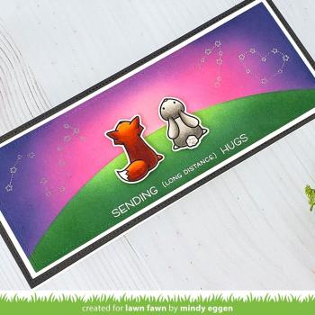 Lawn Fawn Stencil - Schablone - Simple Hillside Slimline Stencils