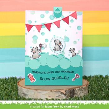 Lawn Fawn Craft Dies - Bubble Border