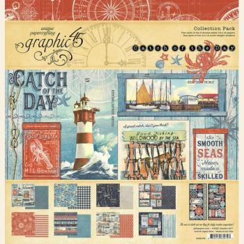 Graphic 45 "Catch of the Day" 12x12" Collection Pack