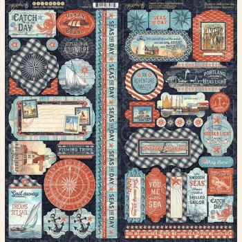 Graphic 45 "Catch of the Day" 12x12" Collection Pack