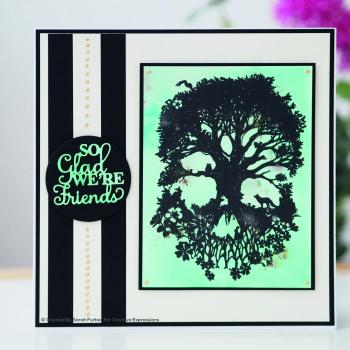 Creative Expressions - Paper panda pre cut mounted rubber stamp A Mind to be wild