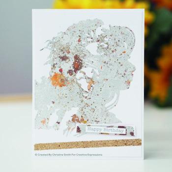 Creative Expressions - Expressions - Paper panda pre cut mounted rubber stamp Mother nature