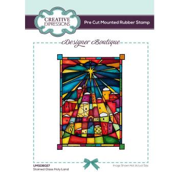 Creative Expressions - Designer boutique stained glass stamp Holy land