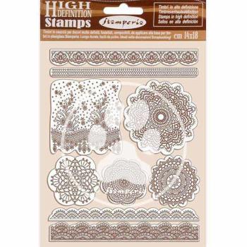 Stamperia Stempel "Passion Lace" Natural Rubber Stamp - (Naturkautschukstempel)