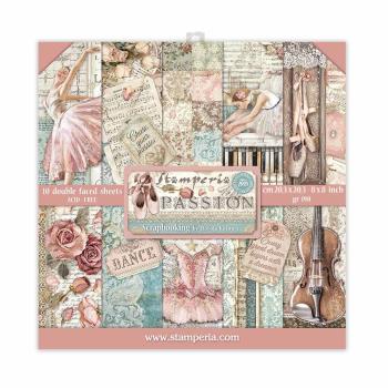 Stamperia "Passion" 8x8" Paper Pack - Cardstock