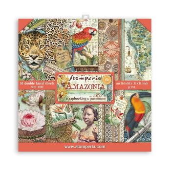 Stamperia "Amazonia" 12x12" Paper Pack - Cardstock