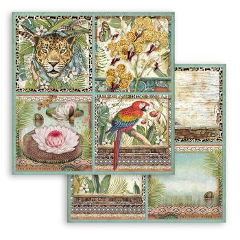 Stamperia "Amazonia" 12x12" Paper Pack - Cardstock