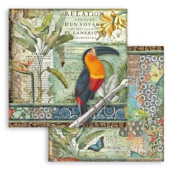 Stamperia "Amazonia" 12x12" Paper Pack - Cardstock