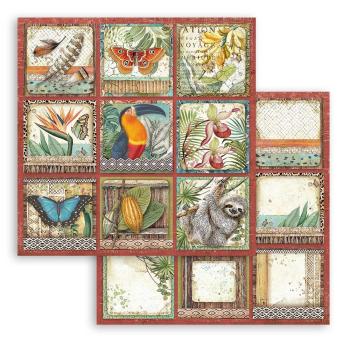 Stamperia "Amazonia" 12x12" Paper Pack - Cardstock