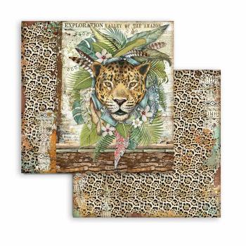 Stamperia "Amazonia" 8x8" Paper Pack - Cardstock