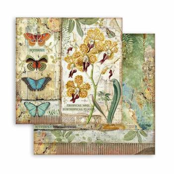 Stamperia "Amazonia" 8x8" Paper Pack - Cardstock