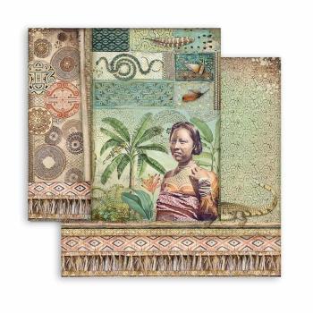 Stamperia "Amazonia" 8x8" Paper Pack - Cardstock