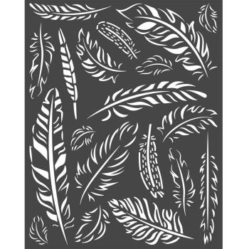 Stamperia Schablone - Stencil "Amazonia Feathers"