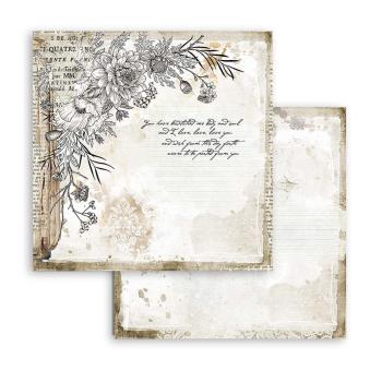 Stamperia "Romantic Journal" 8x8" Paper Pack - Cardstock