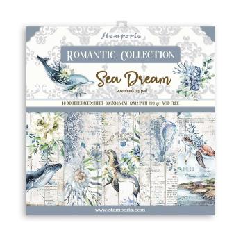 Stamperia "Romantic Sea Dream" 12x12" Paper Sheet - Cardstock