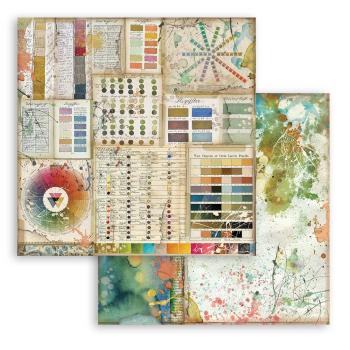 Stamperia "Atelier des Arts" 8x8" Paper Pack - Cardstock