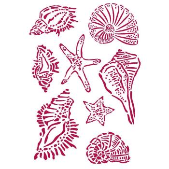 Stamperia Schablone - Stencil "Romantic Sea Dream Shells" A4