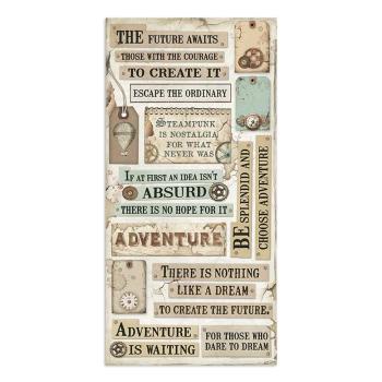 Stamperia "Voyages Fantastiques" 6x12" Paper Pack - Cardstock