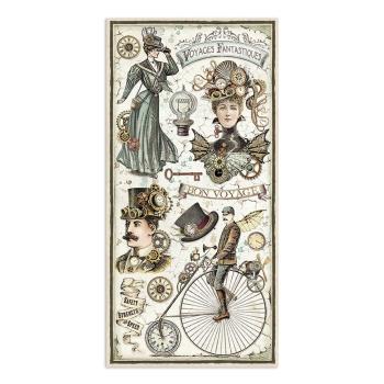 Stamperia "Voyages Fantastiques" 6x12" Paper Pack - Cardstock