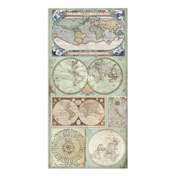 Stamperia "Voyages Fantastiques" 6x12" Paper Pack - Cardstock