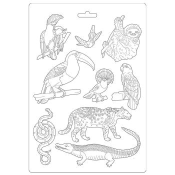 Stamperia "Amazonia Animals" - Gießform 