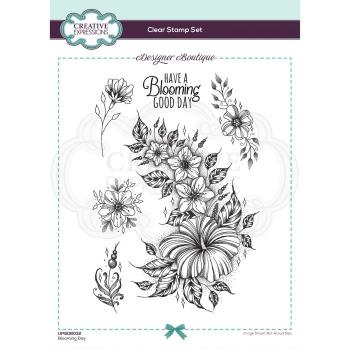 Creative Expressions - Designer boutique clear stamp set Blooming day