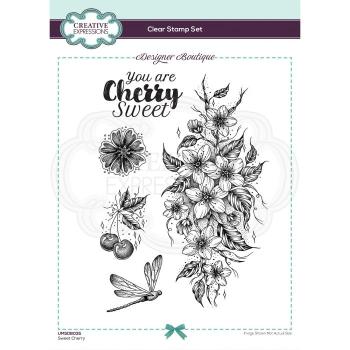 Creative Expressions - Designer boutique clear stamp set Sweet cherry