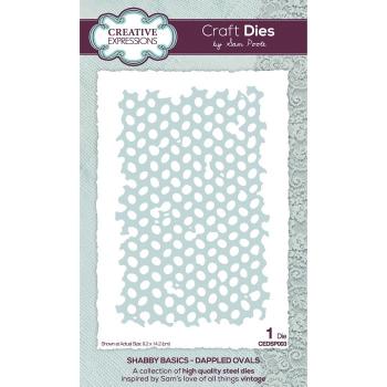 Creative Expressions - Craft die shabby basics Dappled Ovals