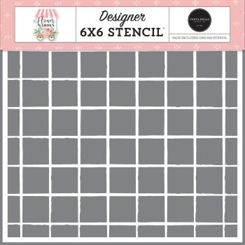 Carta Bella "Hello There Grid " Schablone 6x6"