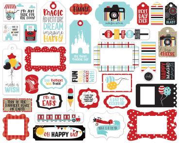 Echo Park "A Magical Place" Frames & Tags