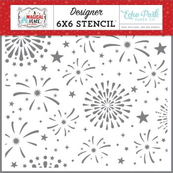 Echo Park "Magic Night" Schablone 6x6"