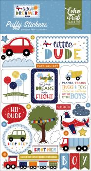 Echo Park "Little Dreamer Boy Puffy" Puffy-Stickers