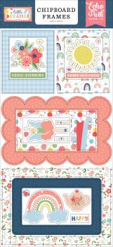 Echo Park "Little Dreamer Girl" Ephemera Frames & Tags