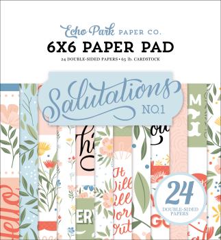 Echo Park "Salutations No.1" 6x6" Paper Pad