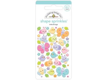 Doodlebug Design Birds & Bugs Shape Sprinkles 