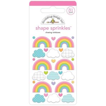Doodlebug Design Chasing Rainbows Shape Sprinkles 