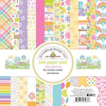 Doodlebug Design Fairy Garden 6" Paper Pack  - Designpapier 
