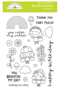 Doodlebug Design "Fairy Garden" Stamps - Stempel