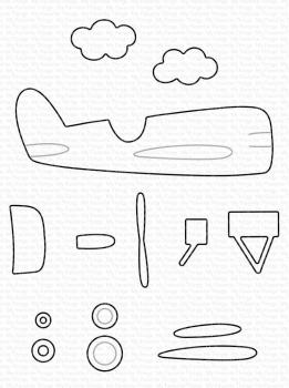 My Favorite Things Die-namics "Amazing Airplane" | Stanzschablone | Stanze | Craft Die