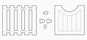 My Favorite Things Die-namics "Garden Gate" | Stanzschablone | Stanze | Craft Die