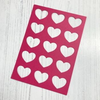 Time For Tea Dies Lots of Love Vertical A6 Cover Plate Metal