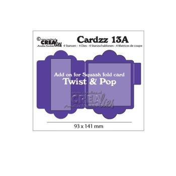 Crealies - Cardzz Stanzschablonen no.13A Twist - Pop for CLCZ13 