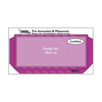 Crealies - Journalzz - Plannerzz Pocket XL with 2 layers 