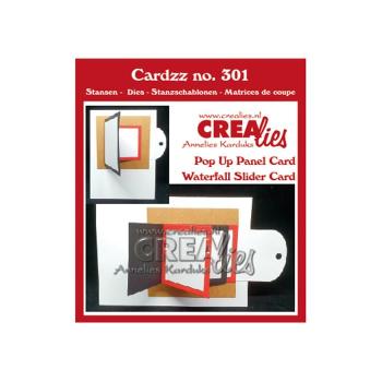 Crealies - Cardzz Wasserfall - Flip Slide Karte 