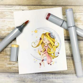 Polkadoodles Stempel "Serenity Stardust" Clear Stamp-Set