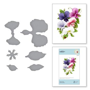 Spellbinders 3D Die "Sweet Pea Etched Dies"