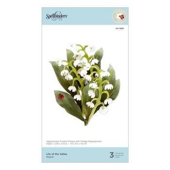 Spellbinders 3D Die "Lily of the Valley Etched Dies"