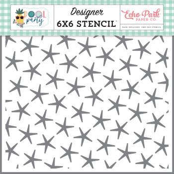 Echo Park "Summer Starfish" Schablone 6x6"