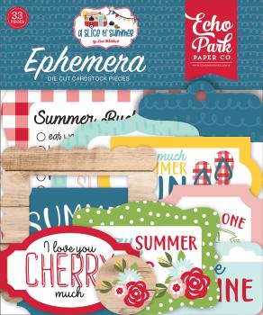 Echo Park "A Slice Of Summer" Ephemera - Stanzteile